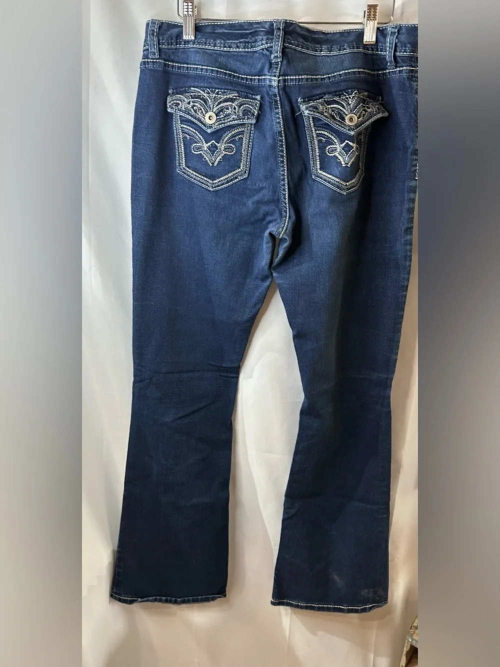 Rhythm & Blues Women's Boot Cut Jeans - Dark Blue - Picture 6 of 11